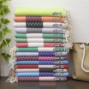 Personalized Bridesmaid Towel, Personalized Wedding Beach Towel, Embroidered High Quality Turkish Towel For Birthday Gifts, Gift for Partner