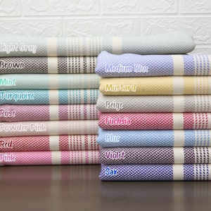 Bath and Beach Towel, Personalized Wedding Turkish Towel, Wholesale Towel, 40&quot;x70&quot;, Bridal Party Favors, Gifts For Partner, Monogram Towel
