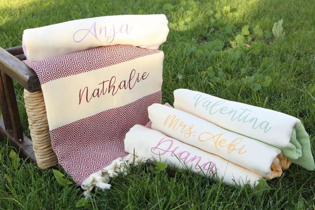 Personalized Wedding Beach Towel, Gifts for Her, 40x70, Gifts for