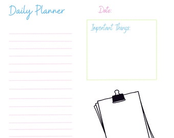 daily planner, planner