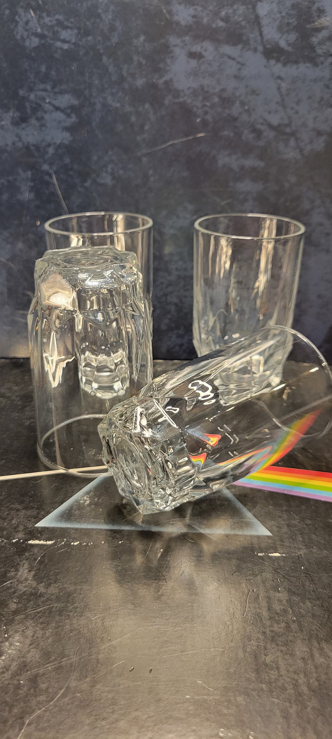 Lot De 4 Verres à Whisky Arcoroc France - Modèle Artic - Vintage 1950 - État Neuf