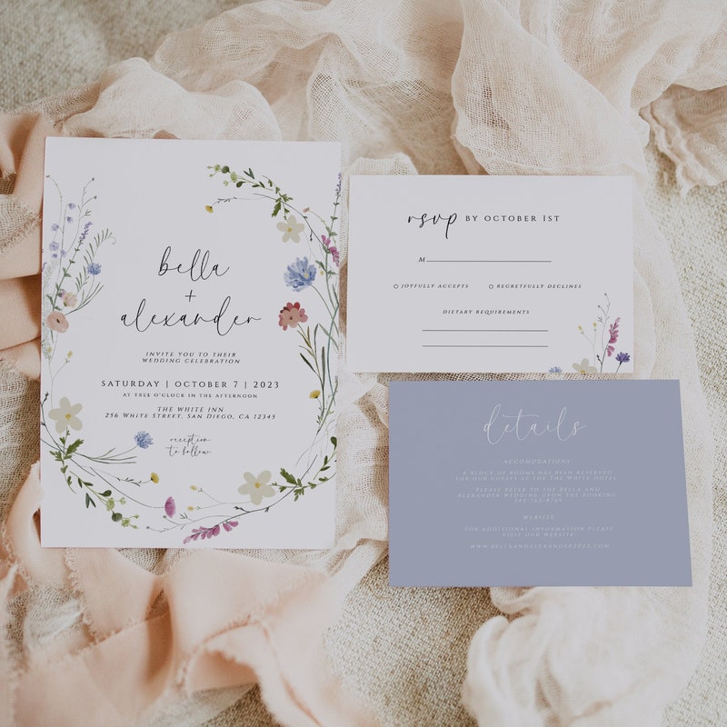 Wedding Invitation - Etsy UK