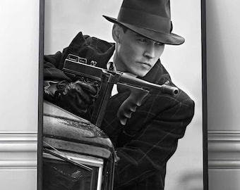 Public Enemies Print - Movie 2009- Johnny Depp - High Quality Print