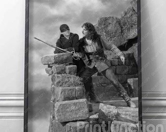 Princess Bride Print - Iconic Sword Fight Scene 1987 - Vintage - High-Quality Print