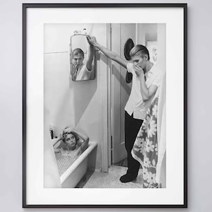David Bowie Print - Stills from The Man Who Fell to Earth, 1975-1976 - Vintage - High Quality Print