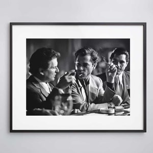 Joe Pesci en Ray Liotta in film Goodfellas 1990 - vintage - afdruk van hoge kwaliteit