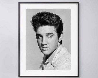 Elvis Presley Portrait, Jail house Rock 1958. Vintage - High Quality Print