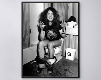 Ozzy Osbourne Print - Black Sabbath’s Tour ca. 1978 - Vintage - High Quality Print