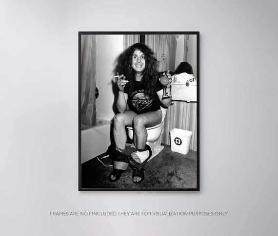 Ozzy Osbourne Print - Black Sabbath’s Tour ca. 1978 - Vintage - High Quality Print