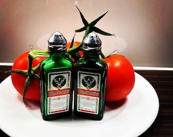 Salz&Pfefferstreuer JÄGERMEISTER , Geschenk, Upcycling, Mitbringsel