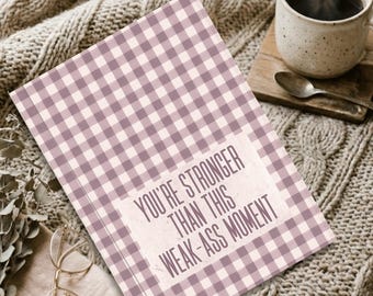 You’re Stronger Than This Journal, Resilience Notebook, Mental Strength Journal