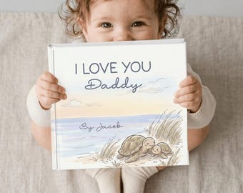 Daddy and Me Personalized Book, Father’s Day Gift from Child, Custom Story Book for Dad