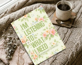 Menopause Journal for Women – I’m Listening to What I Need, Self Care Notebook