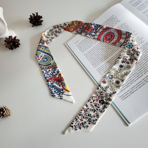 87cm*5cm Plant and Animal Cross Skinny Scarf, for neck, hair, bags, handles, Classic