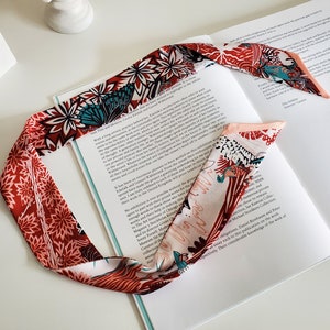 90cm*5cm 4 colours Dark Forest Long Skinny Scarf, for neck, head, hair, bags, handles, Owl, Birds, Butterflies