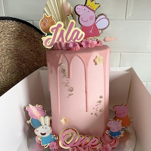 Peppa Pig Cake Toppers
