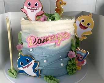 Baby Shark Cake Toppers