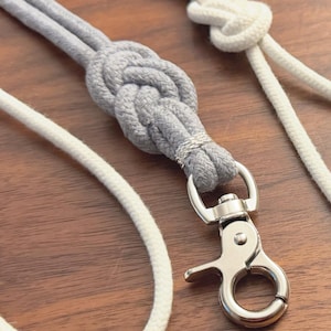 Lanyard Wristlet Keychain with Nautical Figure-Eight Knot