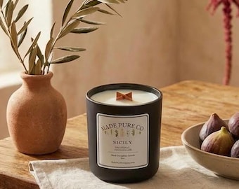 Sicily Soy Candle | Fig | Sandalwood | Tonka