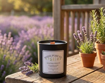 Midsomer Soy Candle | Lavender | Ginger | Sandalwood