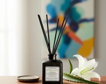 Caspian Natural Reed Diffuser | Aloe Vera | White Tea | Lily | Sandalwood