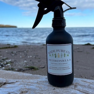 Petronella Natural Bug Repellent Spray | Lavender | Lemon Eucalyptus | Lemongrass | Cedarwood