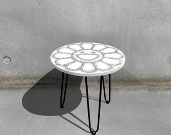 Mesa floral minimalista