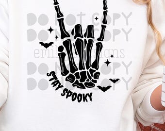 Stay Spooky, Bats, Spooky, Graphic Tee, Halloween Shirt, Gildan Crewneck,