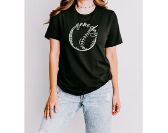 Game Day Baseball, Graphic Tee, Spring, Summer, Fall, Baseball Shirt, Ballpark Days, Bella Canvas