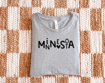 Minnesota, Quotes, Graphic Tee, Bella Canvas, Midwest