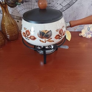 Vintage fondue set