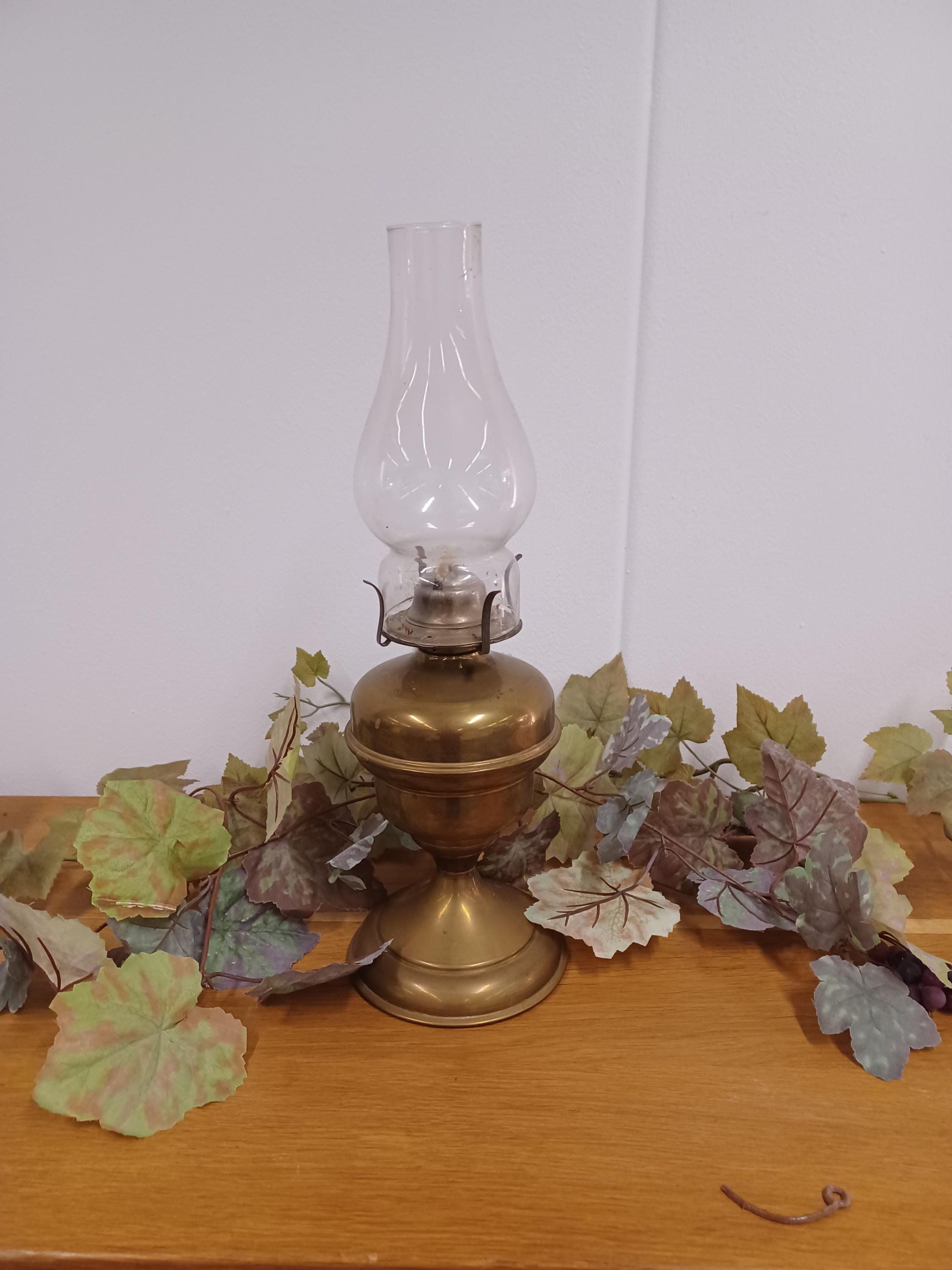 Lampenschirm Für Petroleumlampe Im Antik-Stil – Glasklarer Ersatz, Ø 5 Cm, Höhe 24,5 Cm, Hitzebeständig