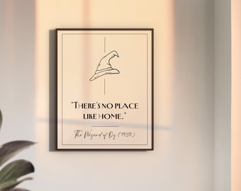 Wizard of Oz Quote Print: Minimalist Home Decor (Digital Download)
