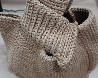 Knitted Wool Handbag (Small Bag)