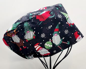 Elf Gnomes Scrub Cap
