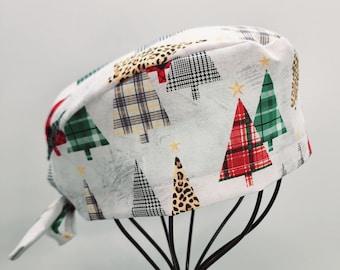 Christmas Chic Scrub Cap