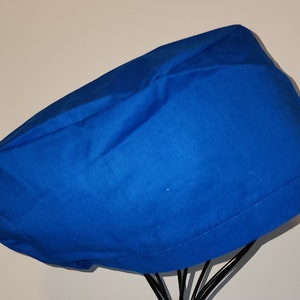 Solid Blue Scrub Cap