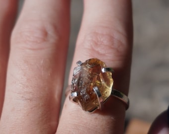 Citrine Adjustable Ring