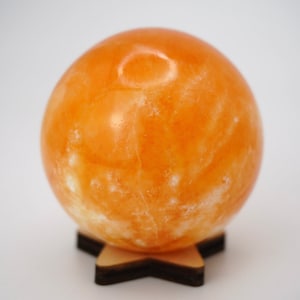 Orange Calcite Sphere