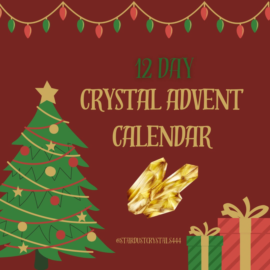 12 Day Crystal Advent Calendar Etsy