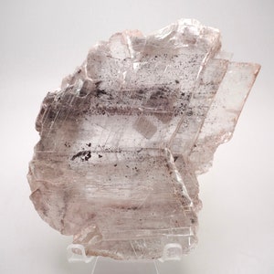 Selenite Slab with Hematite Inclusions