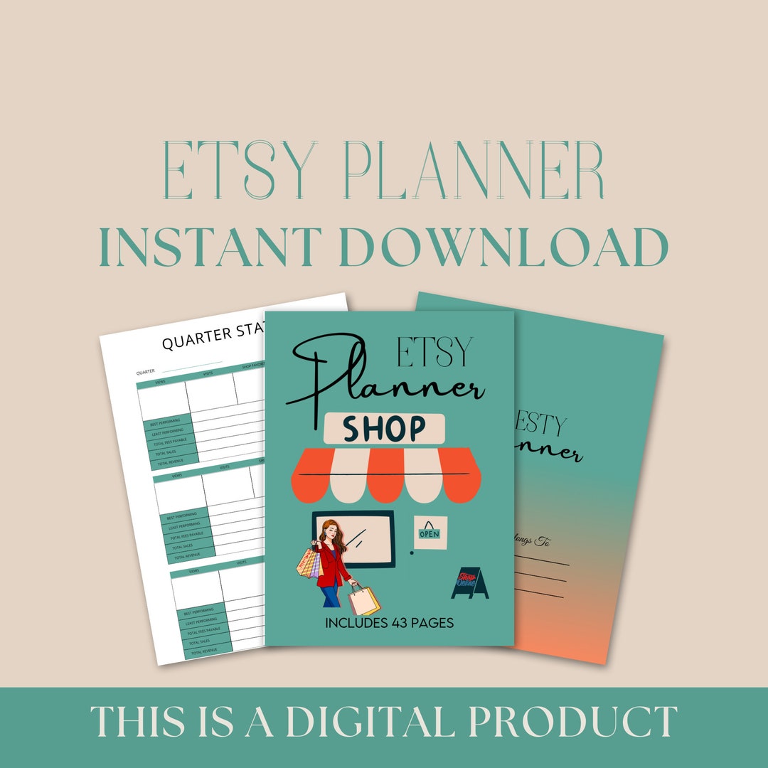 Ultimate Etsy Shop Planner Boost Sales With Etsy (Instant Download) Etsy