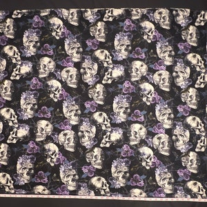 Skull rose baby/fur baby blanket
