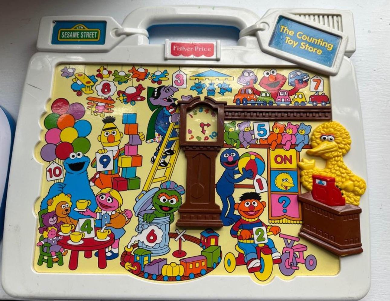 Vintage Sesame Street Counting Toy Store Fisher Price Jim Henson
