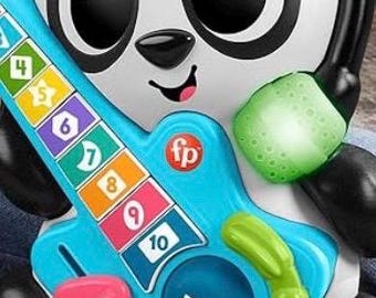 Fisher-Price Baby Learning Toy Link Squad Jam & Count Panda