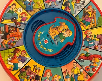 1985 Mattel See &#39;n Say Safe ‘n Sound Pull String Toy VINTAGE
