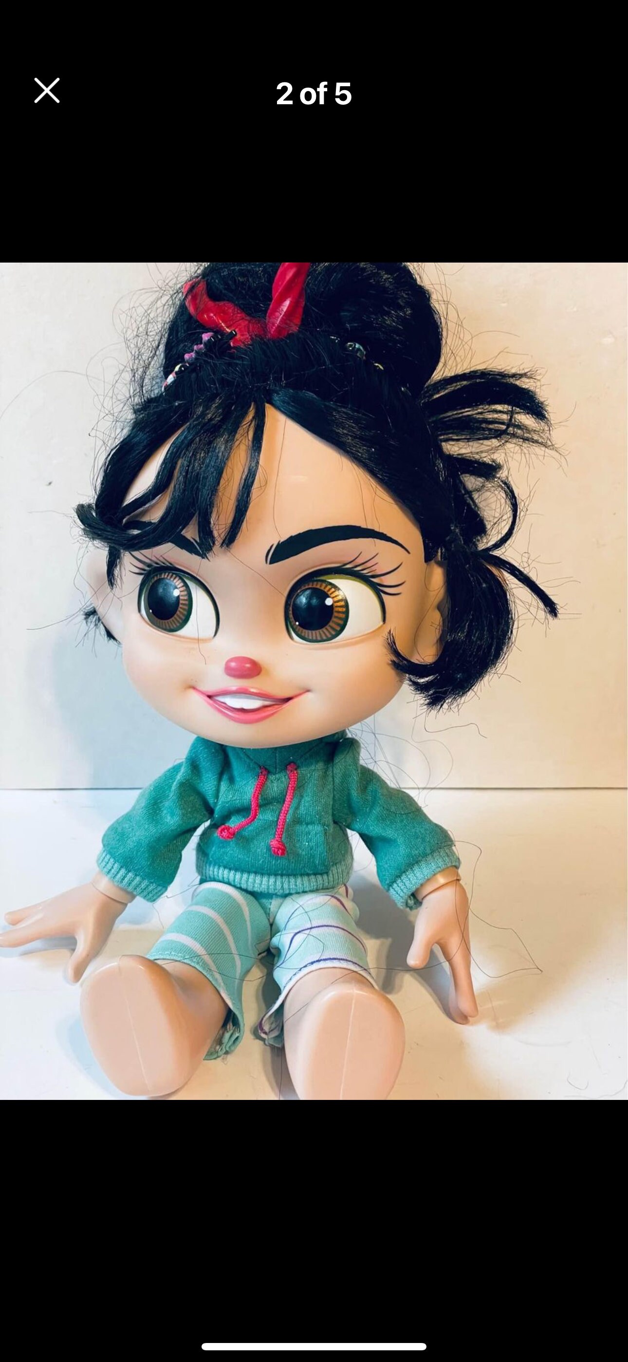 Disney Wreck It Ralph Talking Vanellope Von Schweetz Doll Toy Figure 12