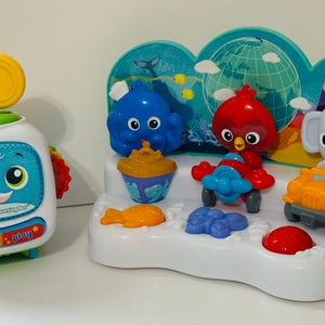 Leap Frog Busy Learning Bot and Baby Einstein Move & Discover Pals image 1