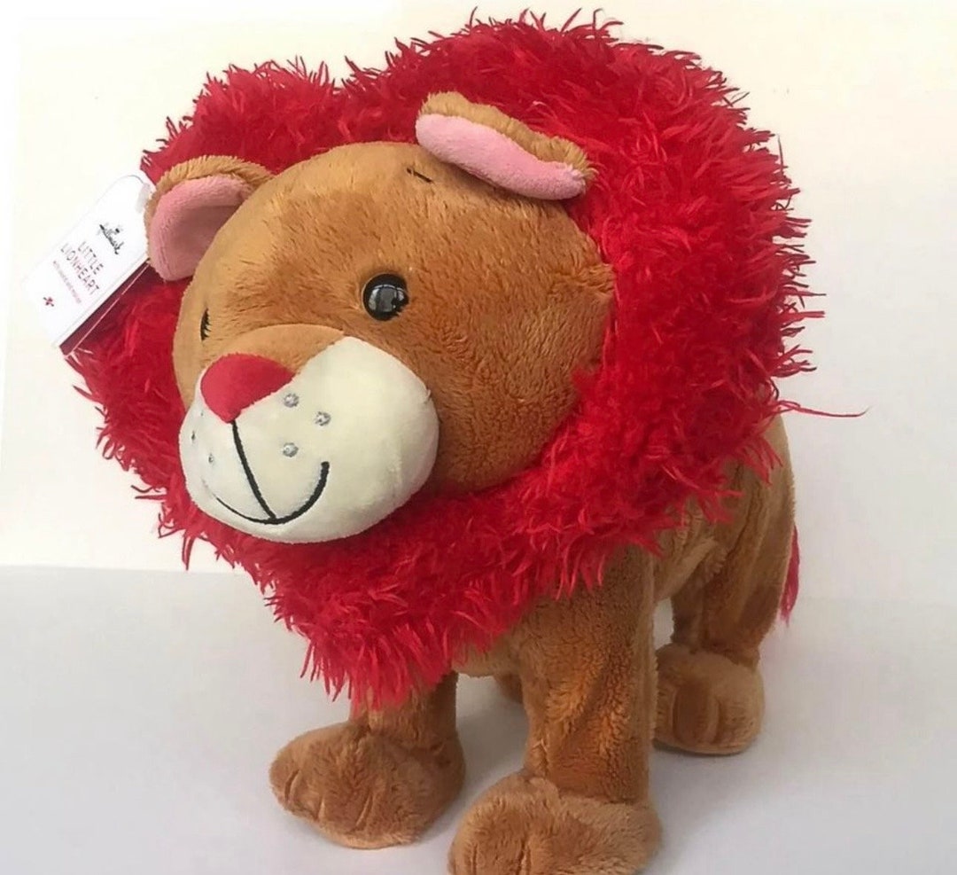 Hallmark Little Lionheart Techno Plush Stuffed Animal Etsy
