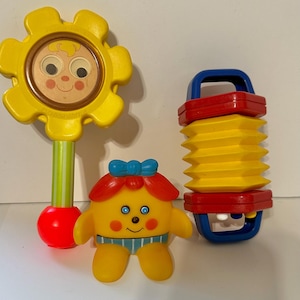 Vintage Baby Toys Set